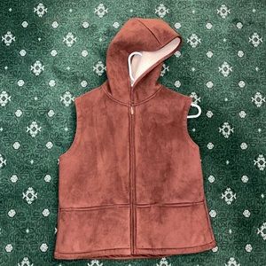 Lauren Ralph Lauren petite medium vest brown